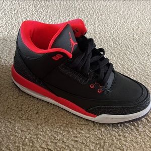 Jordan retro 3 sneakers youth size 5.5